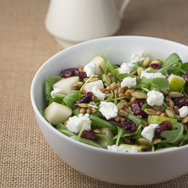 Toasted Wheatberry & Arugula Salad