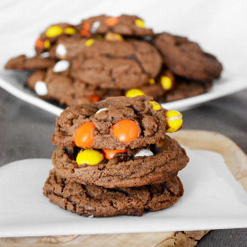 Peanut Butter and Brownie Cookies