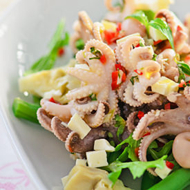Baby Octopus Salad