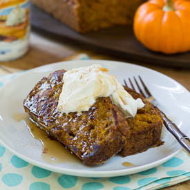 Pumpkin Bread French Toast