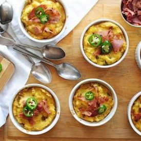 Mini Jalapeno Polenta Cakes