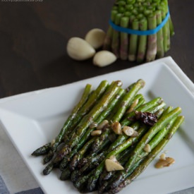 Sautéed Garlic Asparagus