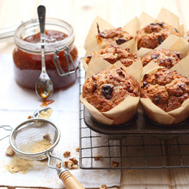 Muesli Muffins with Figs & Ginger