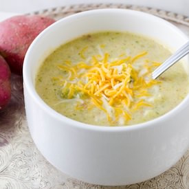 Broccoli Cheddar Potato Soup