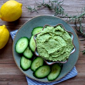 Lemon Rosemary Hummus