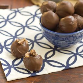 Brown Butter Cookie Dough Truffles