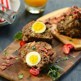 Egg Stuffed Meatloaf