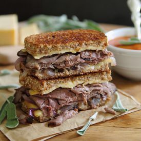 Roast Beef & Gouda Grilled Cheese