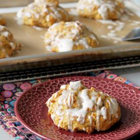 Pumpkin Scones with Brown Butter