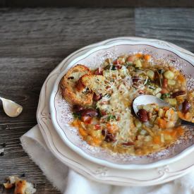 Fall Tuscan Minestrone Soup