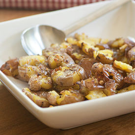 Rosemary Smashed Potatoes