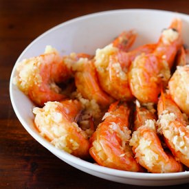 Steamed Garlic Shrimp