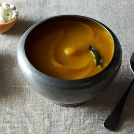 Pumpkin Beer Goat Cheese Soup