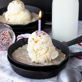 Mini Funfetti Skillet Cookie