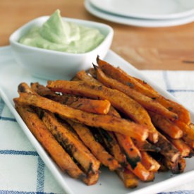 Sweet Potato Fries & Avocado Dip