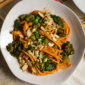 Pumpkin-Almond Butter Red Curry