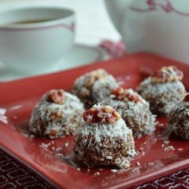 Cherry-Walnut-Coconut Bites