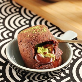 Chocolate Matcha Fondants