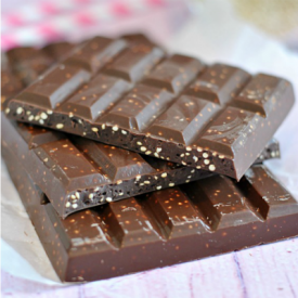 Toasted Quinoa Chocolate Bars