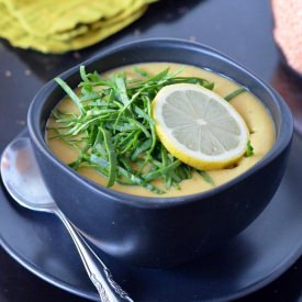 Lebanese Lentil-Spinach Soup
