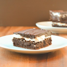 Creme De Menthe Fudge Brownies