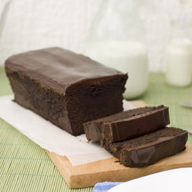 Chocolate Pound Cake with Chocolate
