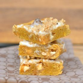 Pumpkin Blondies