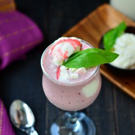 Strawberry-Plum Fluff
