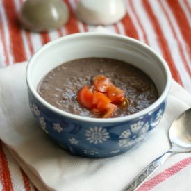 Easy Black Bean Soup – GF and Vegan
