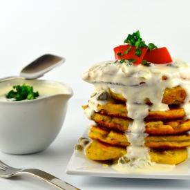 Savory Chickpea Flour Pancakes