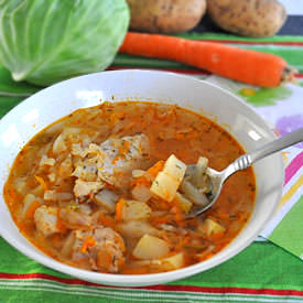 Russian Cabbage Soup Shchi