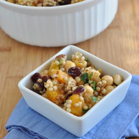 Chickpea and Squash Sorghum Salad