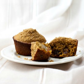 Healthy Caramel Oat Bran Muffins