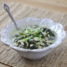 Chicken Spinach Lemon Soup