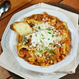 Chicken Lasagna Stew
