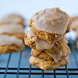 Pumpkin Cookies w/Penuche Frosting