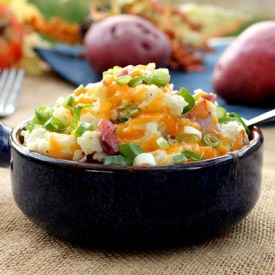 Cheesy Red Potato Mash