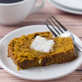 Vegan Pumpkin Coconut Bread