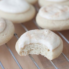 Soft Maple Cinnamon Sugar Cookies