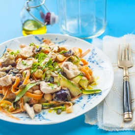 Chicken Salad with Tahini Dressing