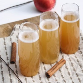 Apple Spiced Champagne Cocktails
