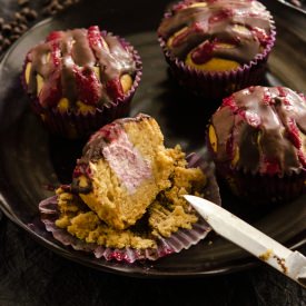 Gluten-Free Bloody Berry Cupcakes!