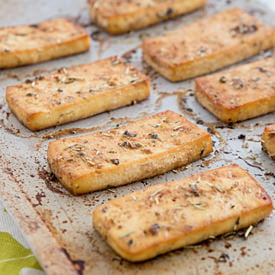 Baked Italian Herb Tofu