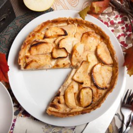 Apple Cinnamon Custard Tart