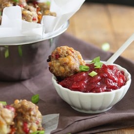 Cranberry Cheddar Sausage Bites