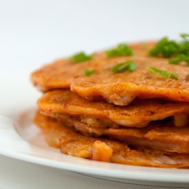 Cheesy Kimchi Pancake