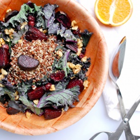 Roasted Beet & Kale Salad