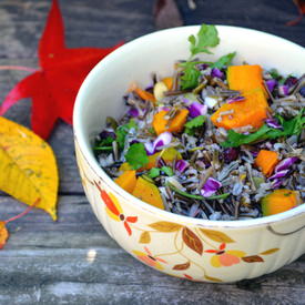 Wild Rice and Winter Squash Salad