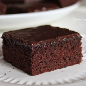 Chocolate Slice with Nutella Ganache
