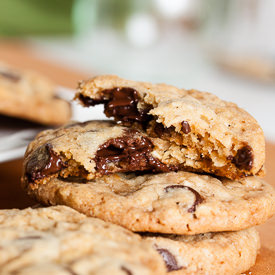 Dark Chocolate Toffee Cookies